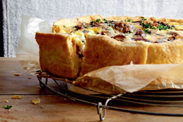 Rezept für Champignons-Quiche: Step by Step