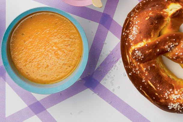 Ein Rezept zum Aufwärmen oder Abkühlen: Tomatensuppe