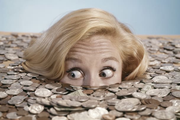 Frauen legen ihr Geld vorsichtiger an