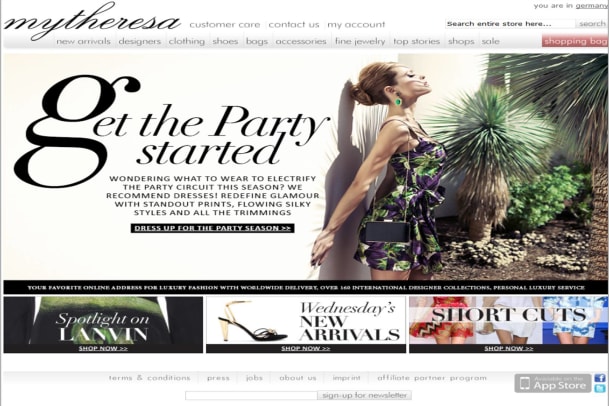 Mytheresa.com – Schweizer shoppen jetzt einfacher