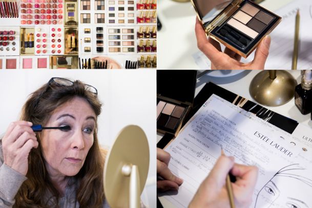 Die Bilder zum Schmink-Workshop mit Estée Lauder