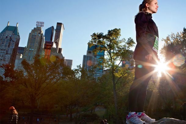 Marathon in NYC – Sarah rennt