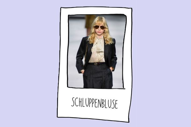 Das grosse Comeback der Schluppenbluse