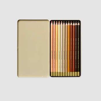 Bundstifte in verschiedenen Farben in einer Aluverpackung