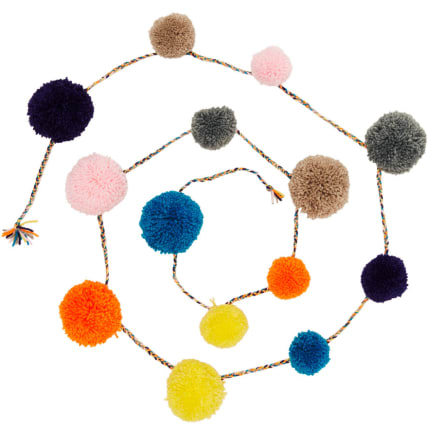 DIY: Pompom- Girlande