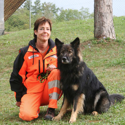 Schweizer Hundeführerin in der Türkei: 