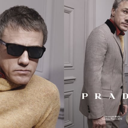 Christoph Waltz für Prada