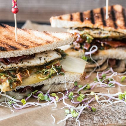 Herbstliches Clubsandwich