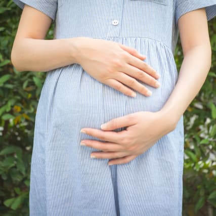 Schwanger einen Job zu suchen?