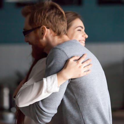 Kuscheln mit Fremden