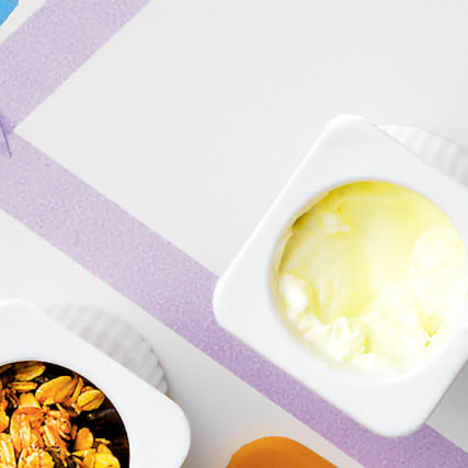 haus- gemachtes Joghurtsche Waffeln