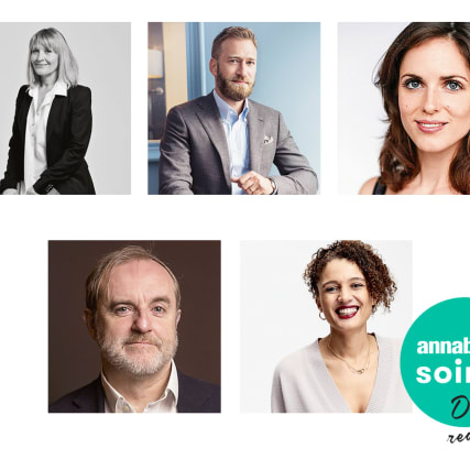 Für Sie auf dem Podium an der annabelle-Soirée