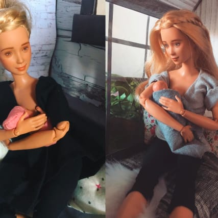 Stillende Barbie erobert die Kinderzimmer
