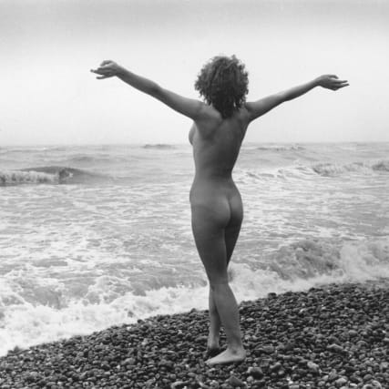 Mit der Familie am FKK-Strand