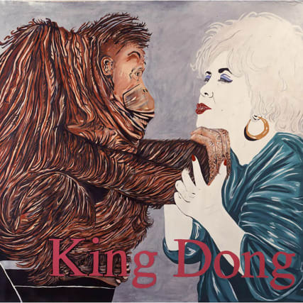 Kathe Burkhart malt Elizabeth Taylor