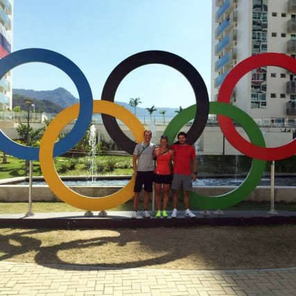 Begleitet von Wind und Wellen in Rio