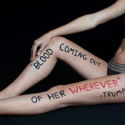 Nackte Worte gegen Trump