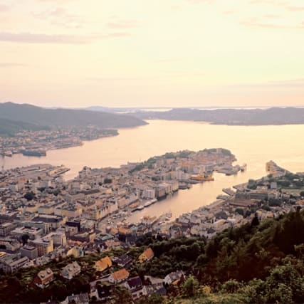 Postkarte aus Bergen