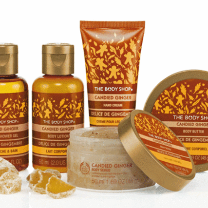 The Body Shop lanciert limitierte Körperpflegelinie Candied Ginger