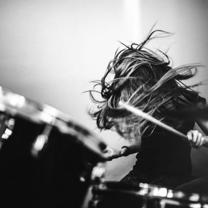 Frauen am Schlagzeug