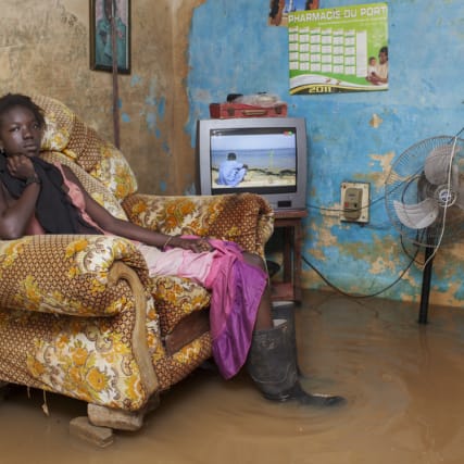 Dakar ertrinkt: Foto-Ausstellung