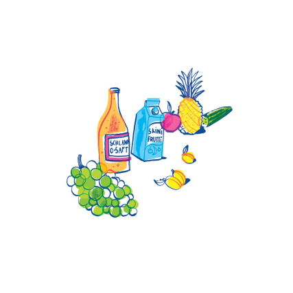 Obst- und Gemüsesäfte 