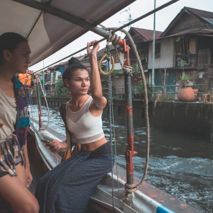 Porträt eines Ladyboys