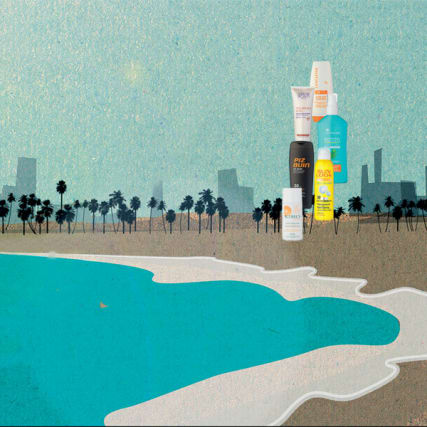 Sonnenpflege: Mittagspause in der Badi