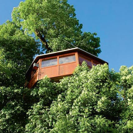 Übernachten im Baumhaus