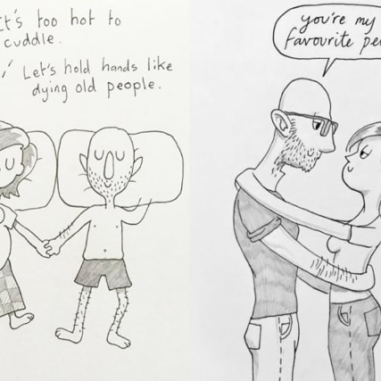 Fünf Jahre Beziehungsalltag in Comics