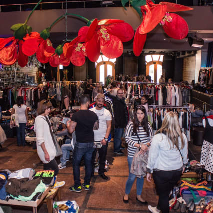 Flohmarkt im Zürcher Kaufleuten