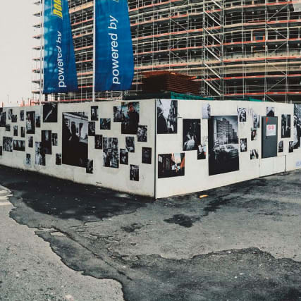 Guerilla-Kunst an der Europaallee