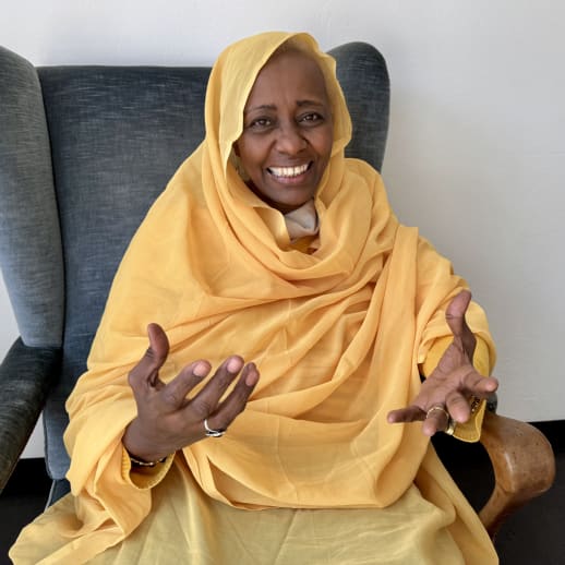 Sudanesische Friedensaktivistin Rabab Baldo: