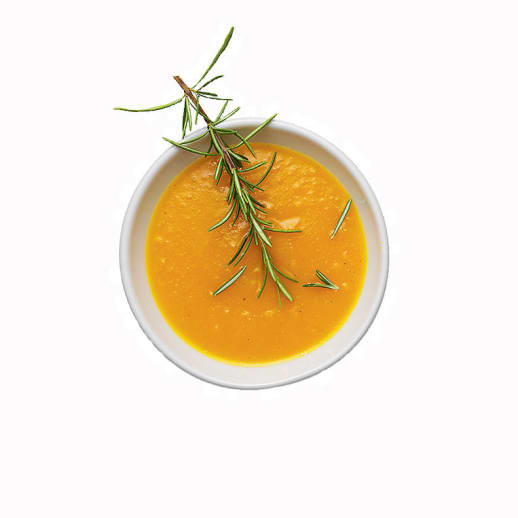 Geröstete Kürbissuppe für die herbstliche Küche