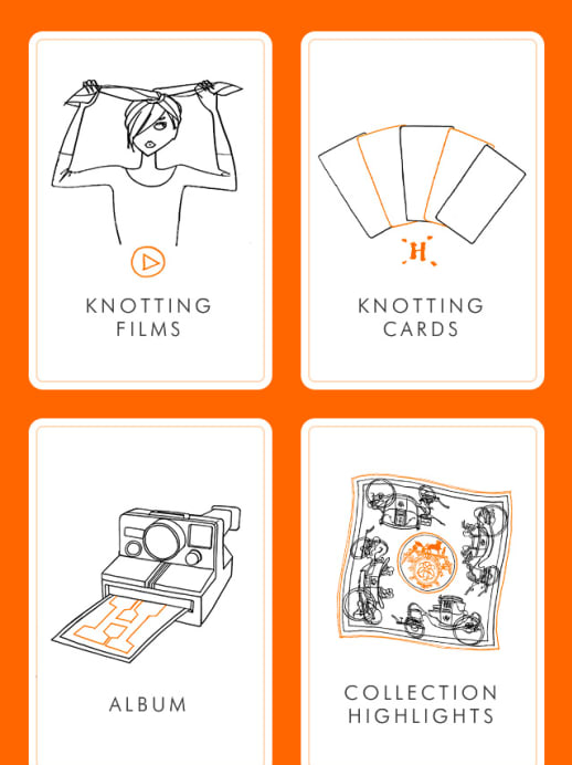 Hermès Silk Knots: Den Dreh raus
