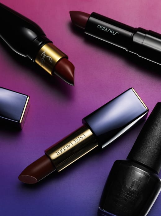Herbst-Make-up: Dunkle Lippen