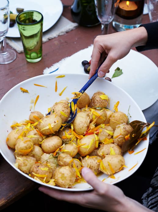 Rezept: Kartoffelsalat mit Wein