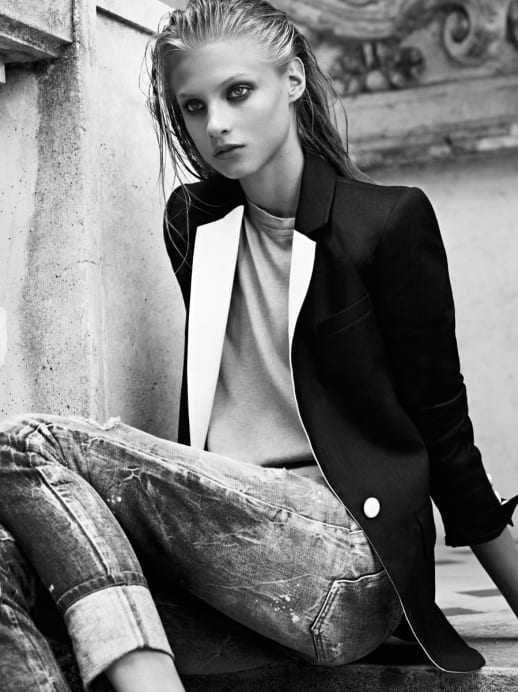 Biker-Glamour bei der Spring/Summer 2013 Kampagne von Pierre Balmain
