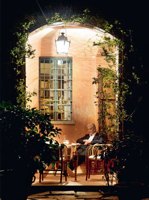 Nino Cerrutis Villa im Piemont - Hausherr und Hund