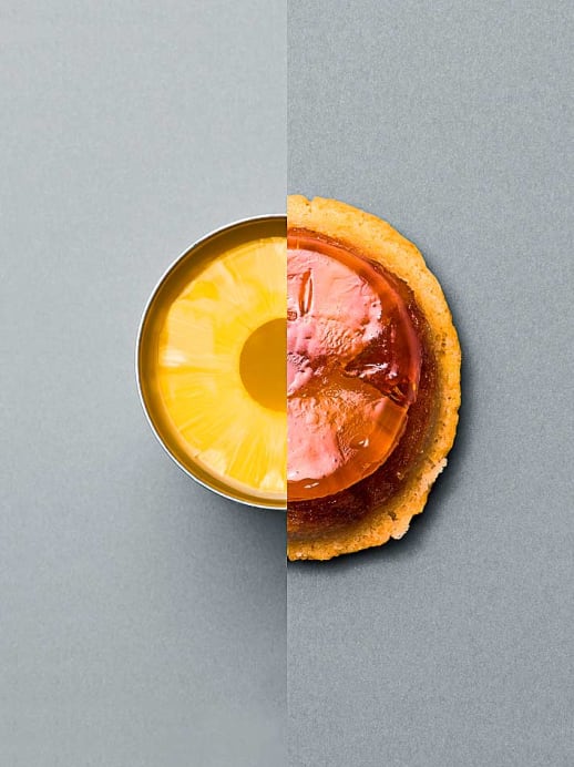Upside-Down-Muffin aus Dosen-Früchten