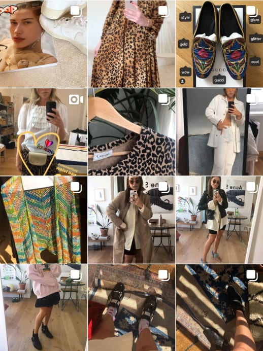Vintage-Shopping auf Instagram