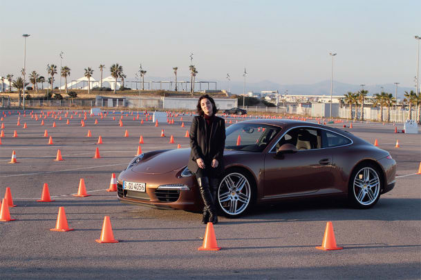 Autotest: Filipa Fernandes und der neue Porsche 911