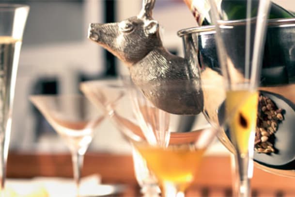 Rezept für Champagnerpunsch zum Weihnachts-Menü