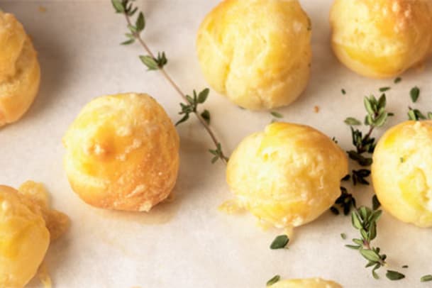 Rezept für Gruyère-Kugeln zum Weihnachts-Menü