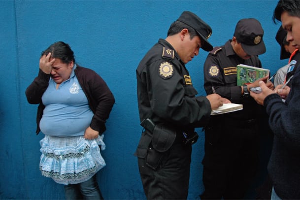 Eindrücklich: Fotoreporterin Doriam Morales dokumentiert das Verbrechen in Guatemala City