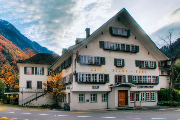 Günstig & gut: Hotel Stern und Post in Amsteg