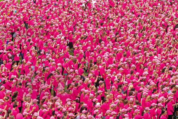 Pink Ribbon Charity Walk: Laufen Sie im Team annabelle
