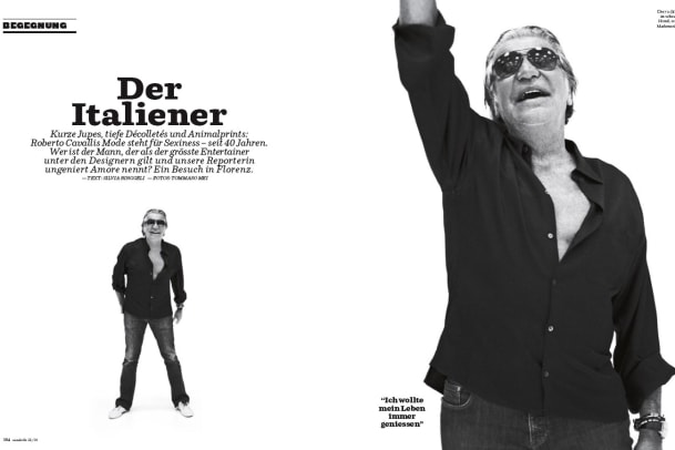 Unsere Begegnung mit Roberto Cavalli (†83): 