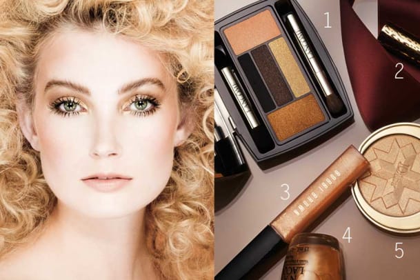 Festliches Make-up: Der glamouröse Goldmarie-Look
