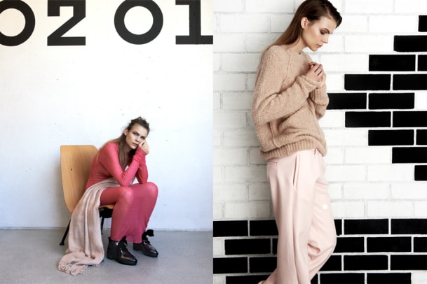 Mode-Trend Rosarot und ein Interview mit einem glücklichen Model